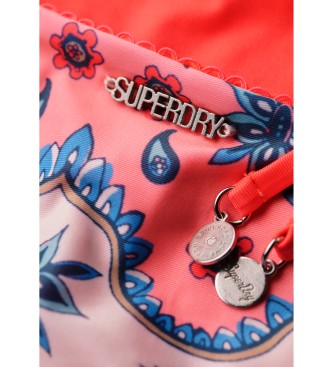 Superdry Rosa Bikiniunterteil mit seitlichen Bndern