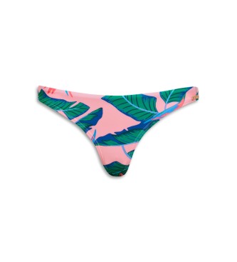 Superdry Gedurfd tropisch roze bikinibroekje