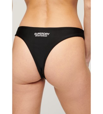 Superdry Slip bikini brasiliano con logo nero