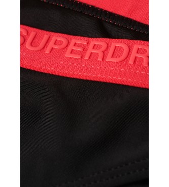 Superdry Bas de bikini lastique classique noir