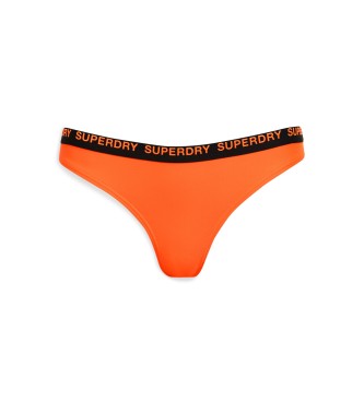 Superdry Strkbare bikinitrusser i fed orange snit