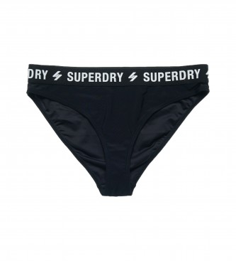 Superdry Recyceltes elastisches Bikinihschen schwarz