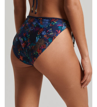 Superdry Bikinibroekje met tropische marineprint