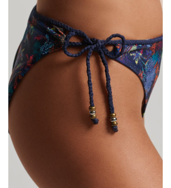 Superdry Bikinitrosor med tropiskt marinbltt tryck