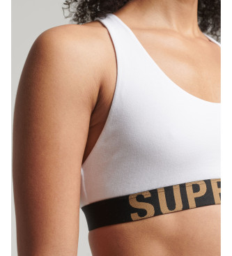 Superdry Bralette with large white logo