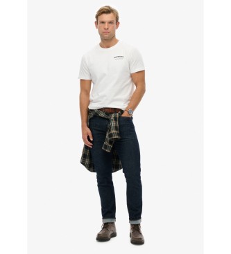 Superdry Camiseta British Design Relaxed branco