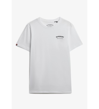 Superdry Camiseta British Design Relaxed branco