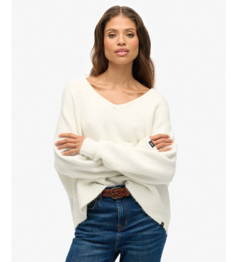 Superdry Off-white brushed jumper