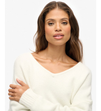 Superdry Off-white brushed jumper