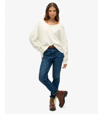 Superdry Off-white brushed jumper