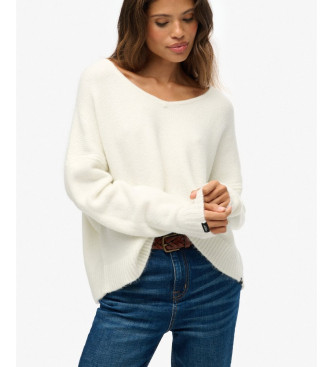 Superdry Off-white brushed jumper