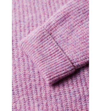 Superdry Gebrsteter Pullover rosa