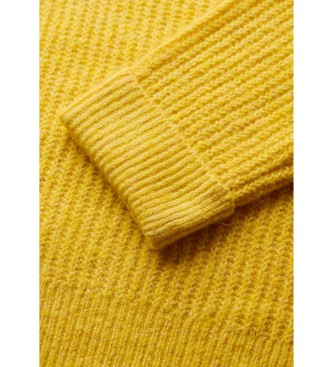 Superdry Bruine trui geel