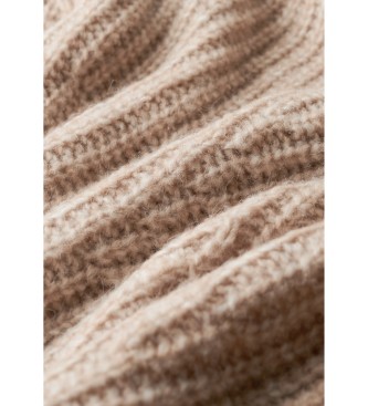 Superdry Trui geborsteld rib beige