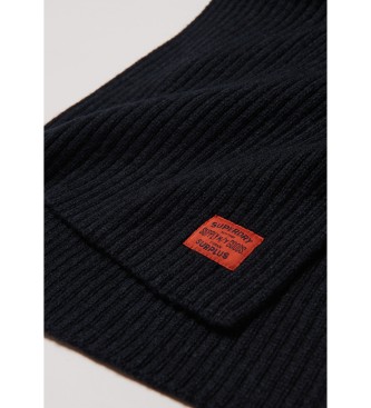 Superdry charpe tricote Workwear navy