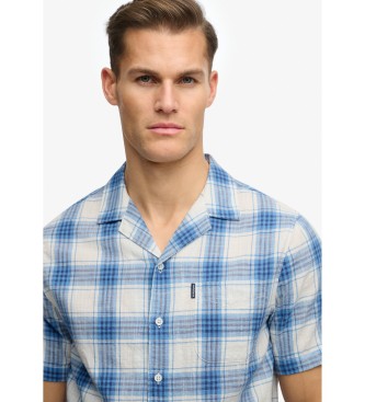 Superdry Camisa Cabana Check azul