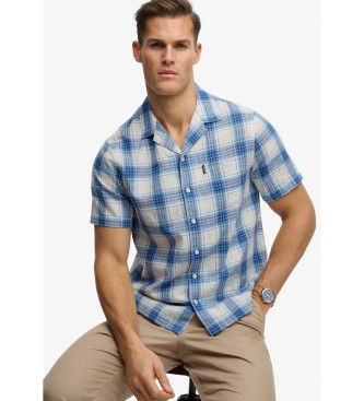 Superdry Camisa Cabana Check azul