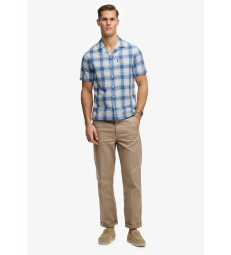 Superdry Camisa Cabana Check azul