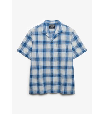 Superdry Camisa Cabana Check azul