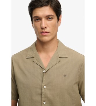 Superdry Cabana gr�nlich-braunes Hemd