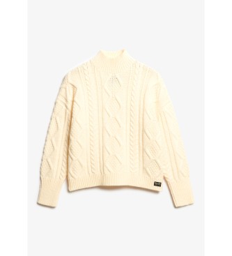 Superdry Jersey Cable Alto beige