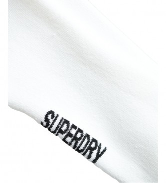 Superdry Chaussettes hautes Coolmax blanc