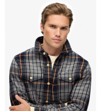 Superdry Heavy Blue Checked Shirt