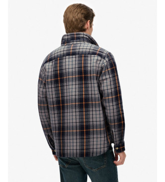 Superdry Heavy Blue Checked Shirt