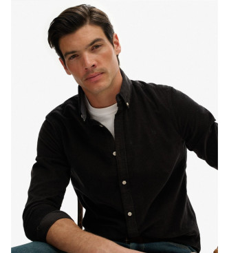 Superdry Camisa Classic Needle Cord negro