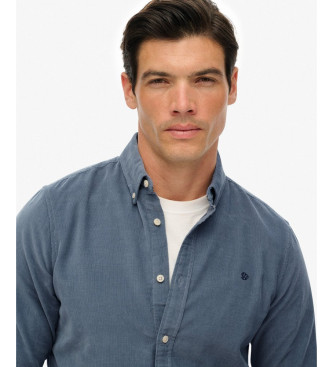 Superdry Koszula Classic Needle niebieska