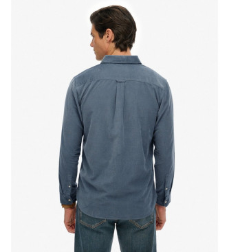 Superdry Koszula Classic Needle niebieska