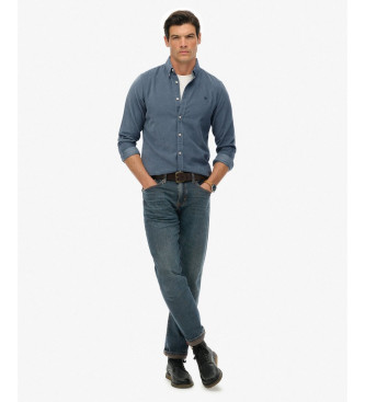 Superdry Koszula Classic Needle niebieska