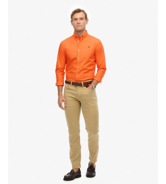 Superdry Klassisk Oxfordskjorta orange