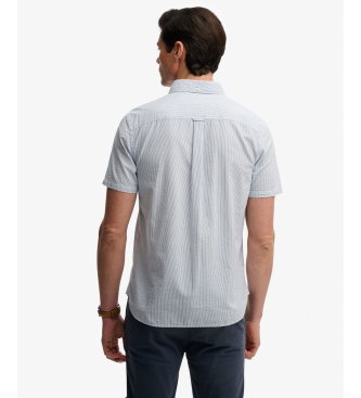 Superdry Camicia Classic Seersucker blu
