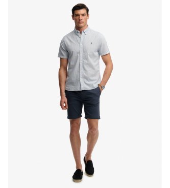Superdry Camicia Classic Seersucker blu