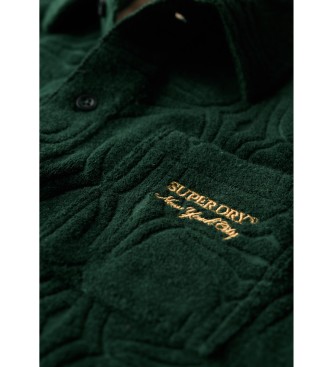 Superdry Camicia in spugna verde Country Club