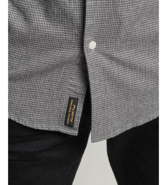 Superdry Cotton long sleeve grey dress shirt