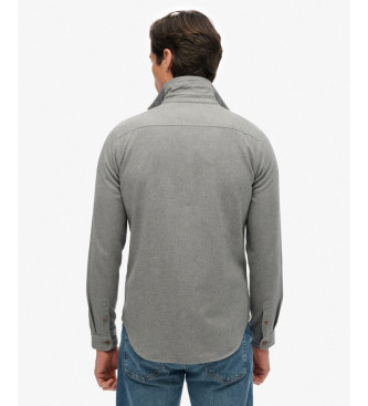 Superdry Flannel Work Shirt grey