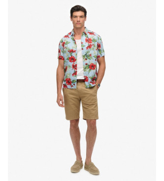 Superdry Camisa Hawaiana azul