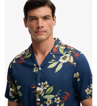 Superdry Camisa Hawaiian marinho