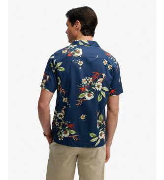 Superdry Camisa Hawaiian marinho