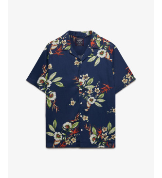 Superdry Camisa Hawaiian marinho