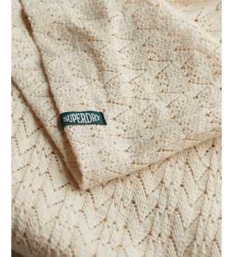 Superdry Skjorte med strikket tekstur, beige