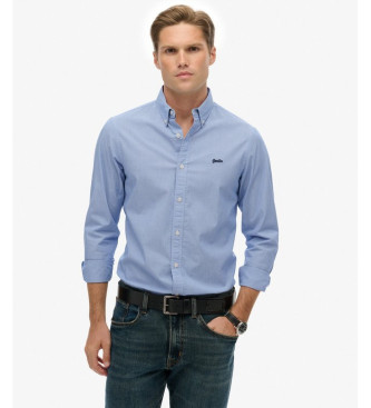 Superdry Essentials Lightweight Slim Fitted Shirt azul