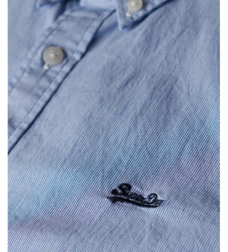 Superdry Essentials Lightweight Slim Fitted Shirt azul