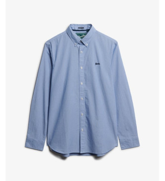 Superdry Essentials Lightweight Slim Fitted Shirt azul