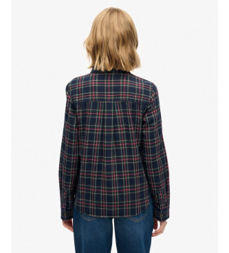 Superdry Lumberjack navy shirt