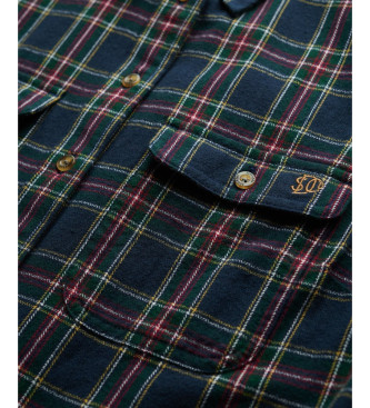 Superdry Lumberjack navy shirt