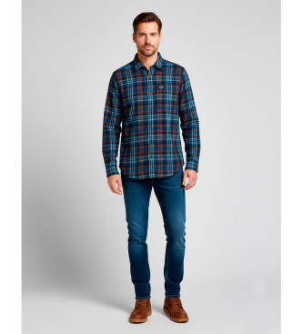 Superdry Granatowa koszula drwala
