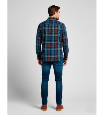 Superdry Granatowa koszula drwala